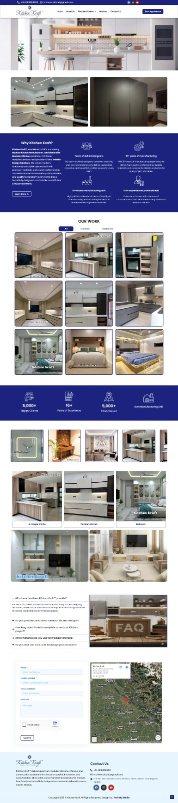 Kitchen Kraft - Modular Kitchen & Interior Website