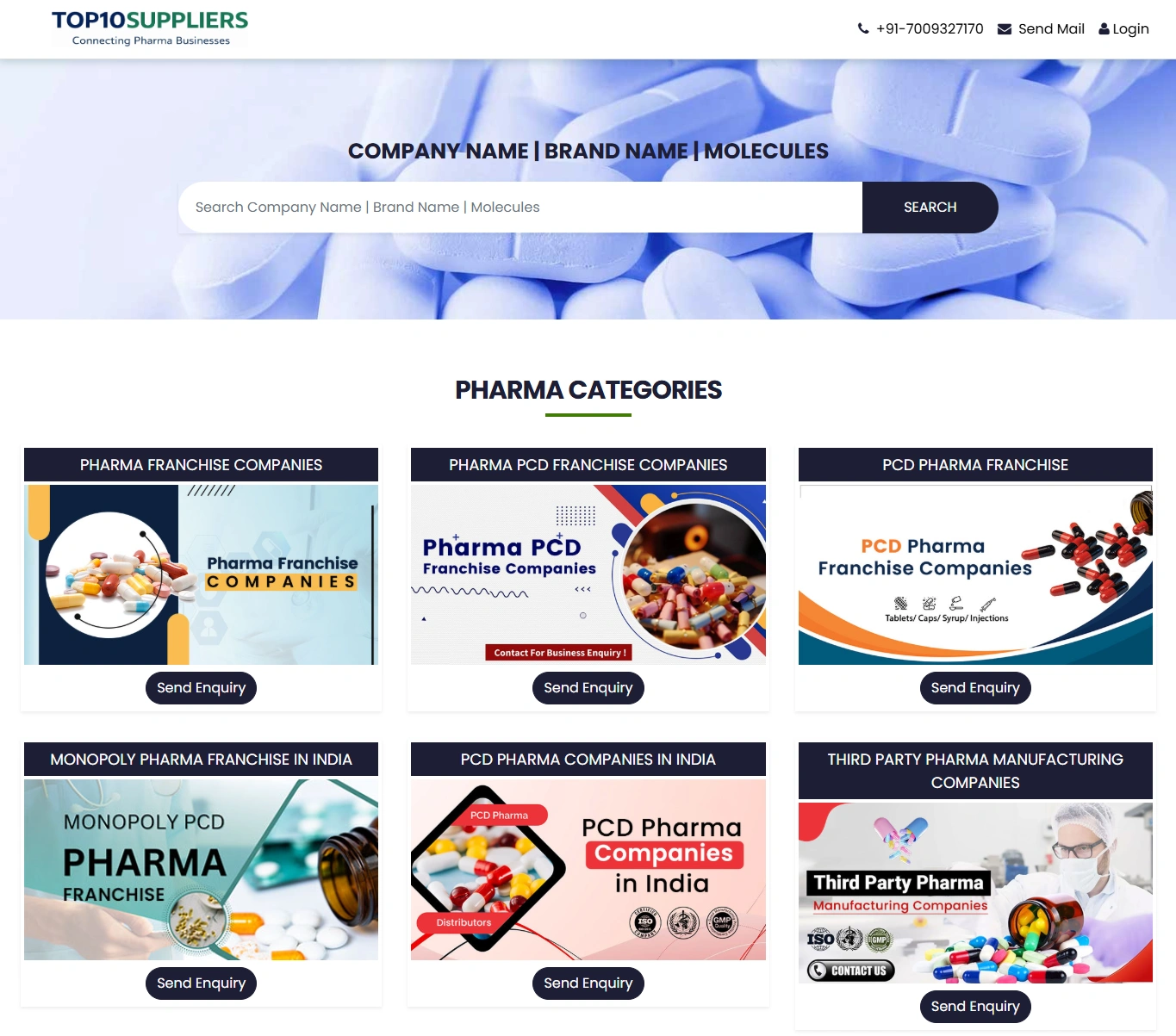 Top10Suppliers website screenshot